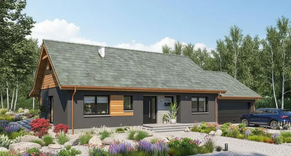 Проект Одноэтажный дом 18 на 11, 151 м2