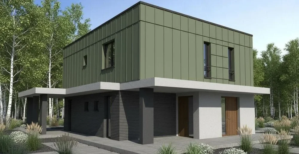 Проект Двухэтажный дом 10 на 11, 139 м2