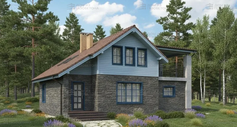 Проект Двухэтажный дом 16 на 12, 200 м2