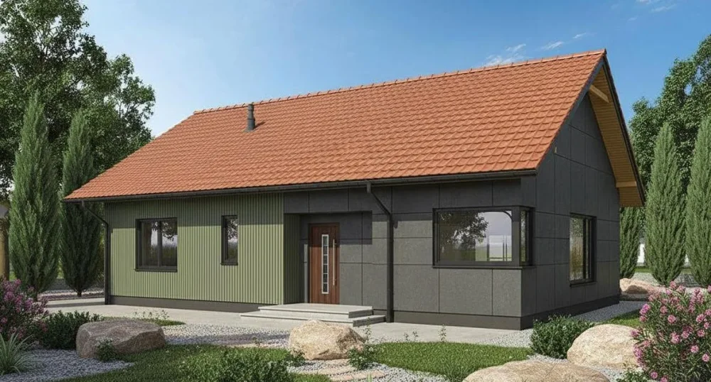 Проект Одноэтажный дом 14 на 16, 101 м2