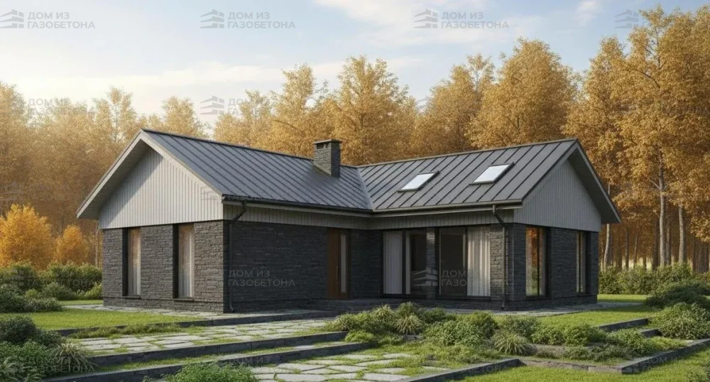 Проект Двухэтажный дом 14 на 13, 163 м2