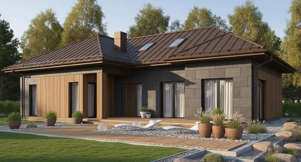 Проект Двухэтажный дом 16 на 17, 258 м2